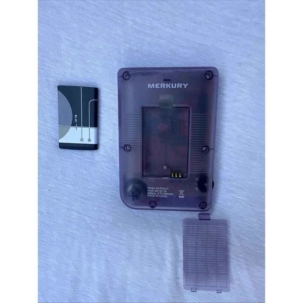 MERKURY Handheld Game.‎ Tested 100% Works (Console Only) MI-PGC01 Atomic Purple